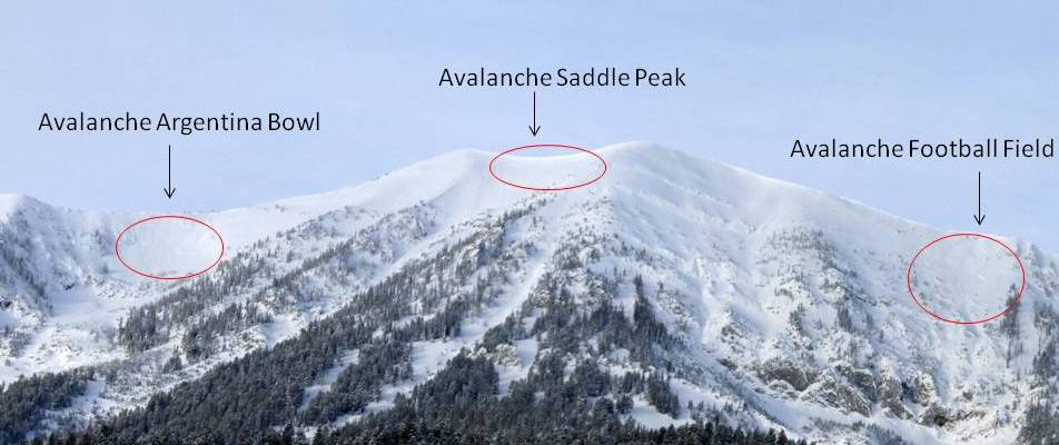 Saddle Peak Avalanches Saddle Peak Avalanches